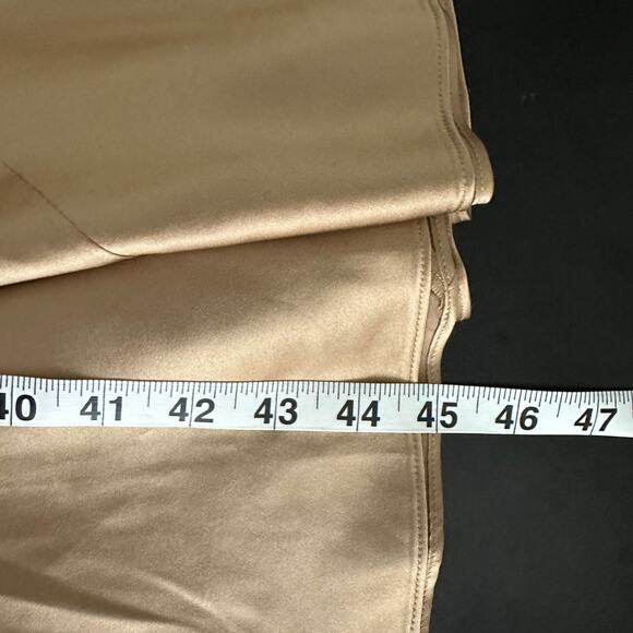 NWT Reformation Salamanca 100% Silk Maxi Dress Cowl Neck Sleeveless 6 Croissant - Picture 10 of 10